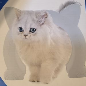 Petrich Cat Shaped Cat Door. New, Open Box.